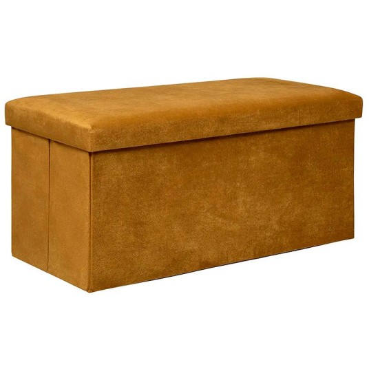 PUFF PLEGABLE DOBLE LILOU OCRE