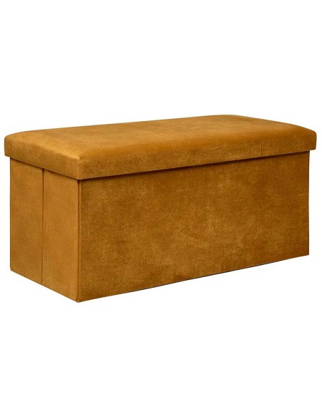 PUFF PLEGABLE DOBLE LILOU OCRE