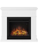 Chimenea Fireside Slim instalada en pared, fondo reducido"