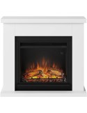 Chimenea eléctrica Fireside 1500W con control remoto y efecto llama LED