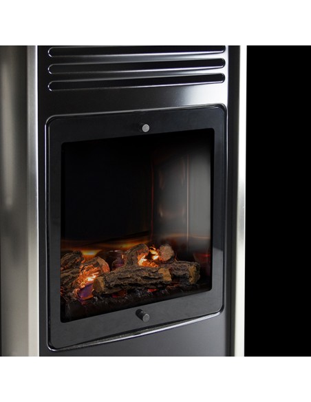 Estufa de Gas Manhattan 3,4 kW Gris y Negro