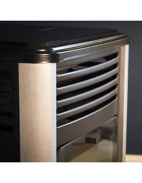 Estufa de Gas Manhattan 3,4 kW Gris y Negro