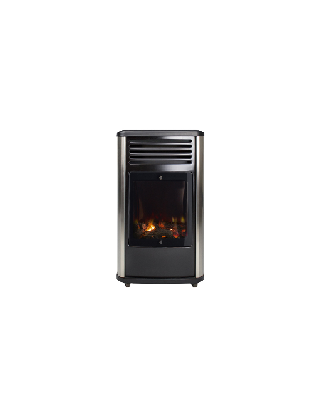 Estufa de Gas Manhattan 3,4 kW Gris y Negro