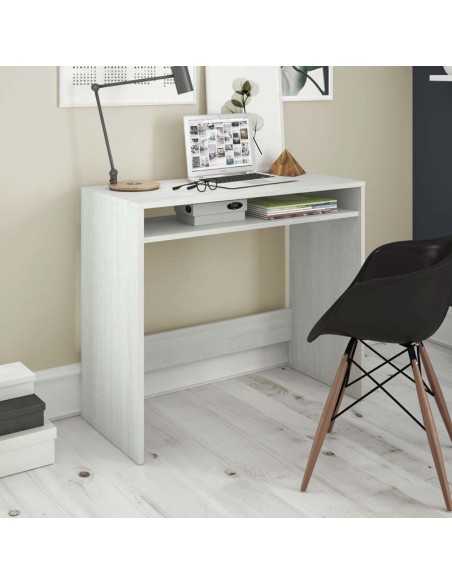 Mesa de escritorio Desk – Melamina Blanco Alpes