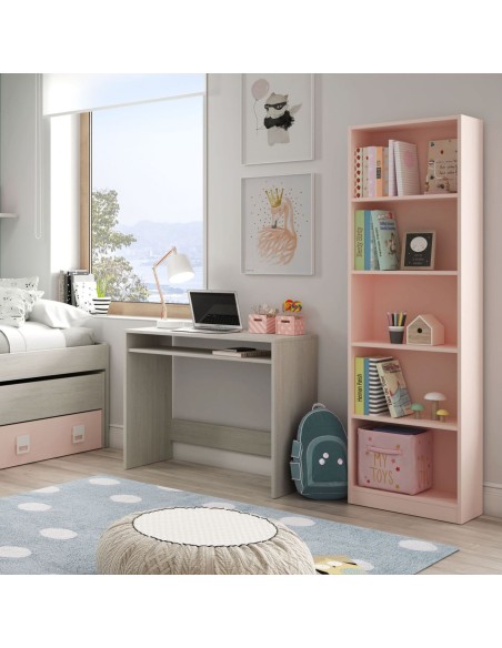 Mesa de escritorio Desk – Melamina Blanco Alpes