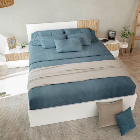 Conjunto Dormitorio Nórdico Blanco...