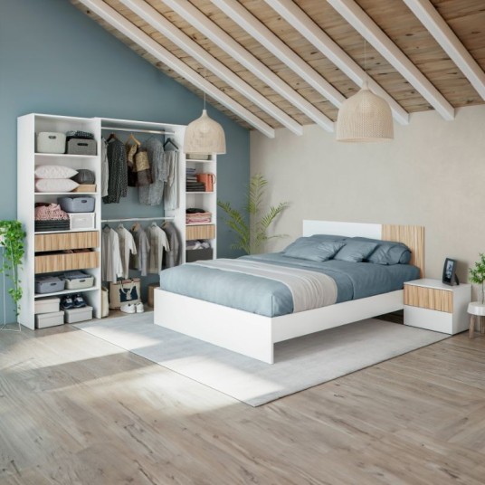 Conjunto Dormitorio Nórdico Blanco...