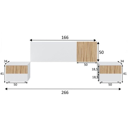 Conjunto Dormitorio Nórdico Blanco...