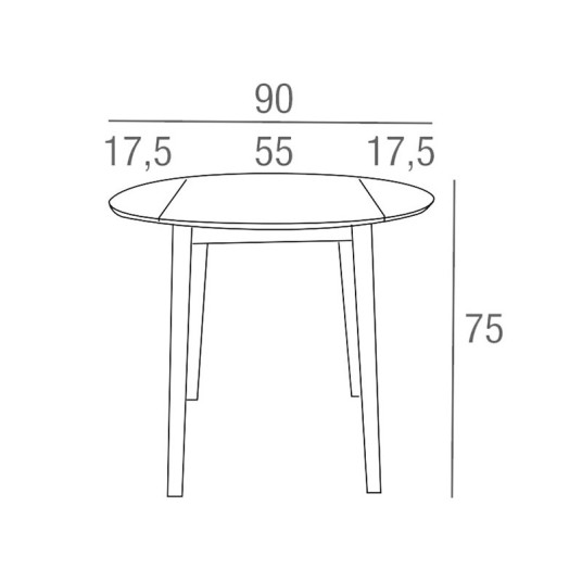 SET DE MESA + 2 SILLAS PHILADELPHIA