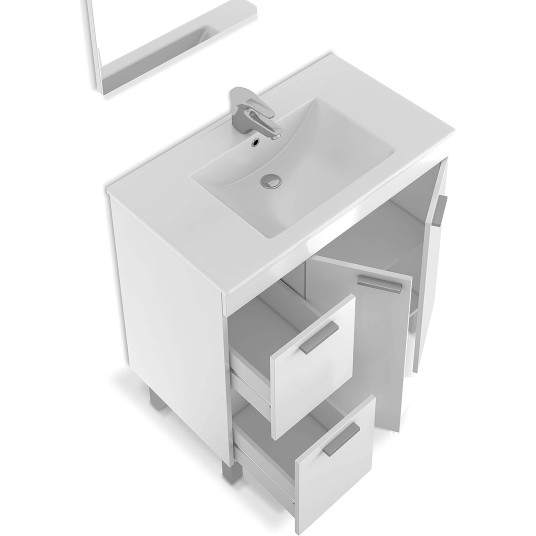 Mueble de baño Aktiva 80 cm Blanco...