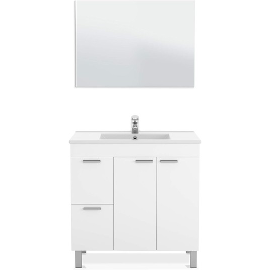 Mueble de baño Aktiva 80 cm Blanco...