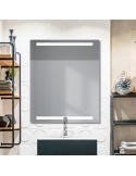 Espejo LED retroiluminado Hera 60x80 cm con sensor táctil y altavoz Bluetooth