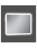 Espejo LED retroiluminado Apolo 80x60 cm con sensor táctil y sistema antivaho