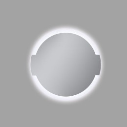 Espejo LED redondo Enio 70 cm con luz frontal neutra 4200K
