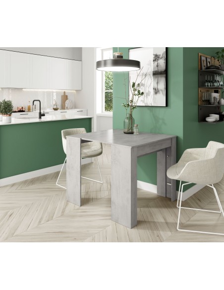 Mesa Consola Extensible Kendra – Cemento