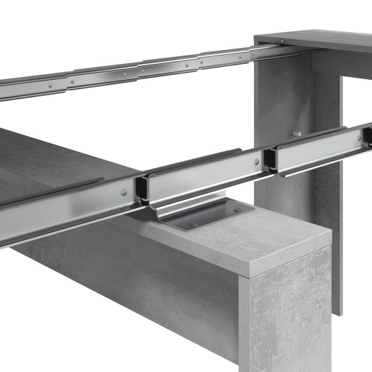 Mesa Consola Extensible Kendra – Cemento