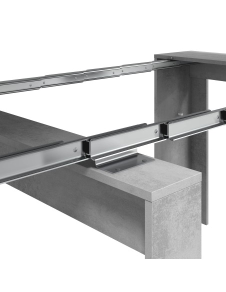Mesa Consola Extensible Kendra – Cemento