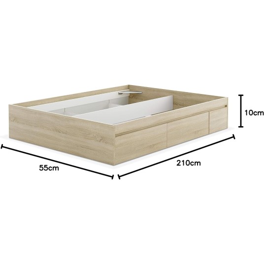 Cama Kendra 150x190 cm con 4 cajones...