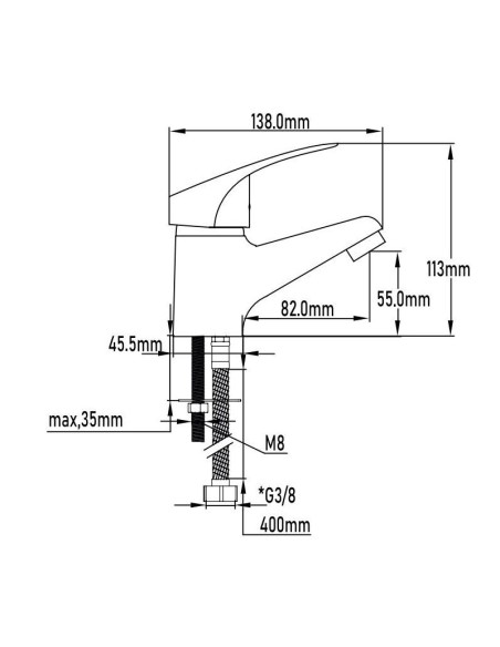 GRIFO LAVABO HAN