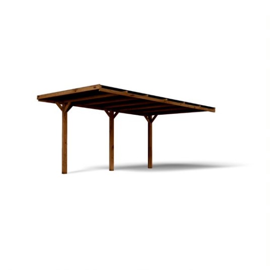 Cochera de madera adosable Victor...