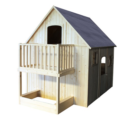 Casita Infantil Dúplex de Madera para...