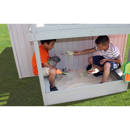 Casita Infantil Dúplex de Madera para...