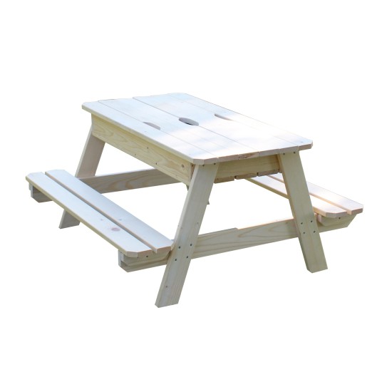 Mesa Picnic Infantil con Cajón de Arena