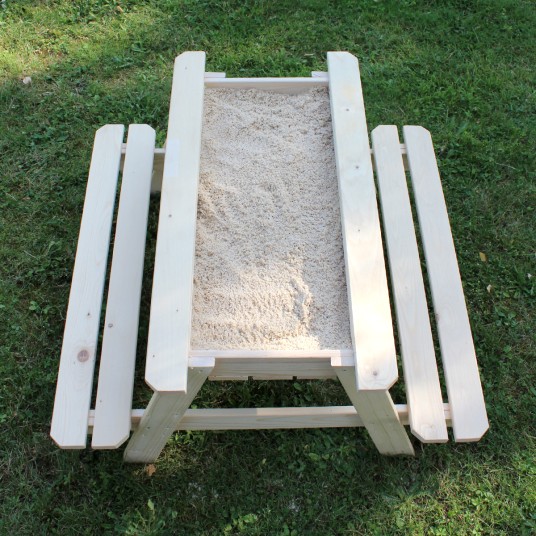 Mesa Picnic Infantil con Cajón de Arena