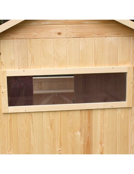 Casita Infantil de Madera Jazz  Con Porche y Mesa Picnic