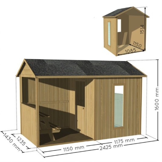 Casita Infantil de Madera Jazz  Con...