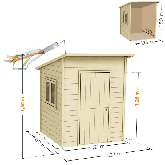 Casita Infantil de Madera Santa Mónica