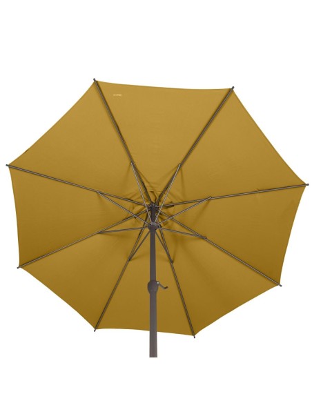 Sombrilla Loompa 3 m inclinable de aluminio color amarillo