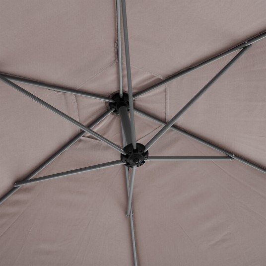 Parasol Excéntrico Manoa Pizarra 3 m