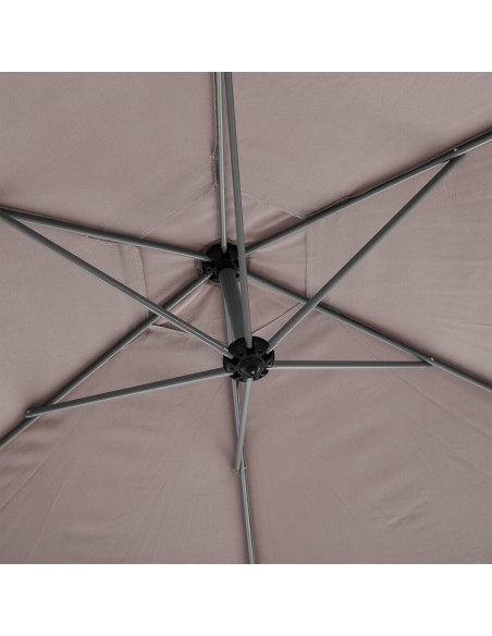 Parasol Excéntrico Manoa Pizarra 3 m
