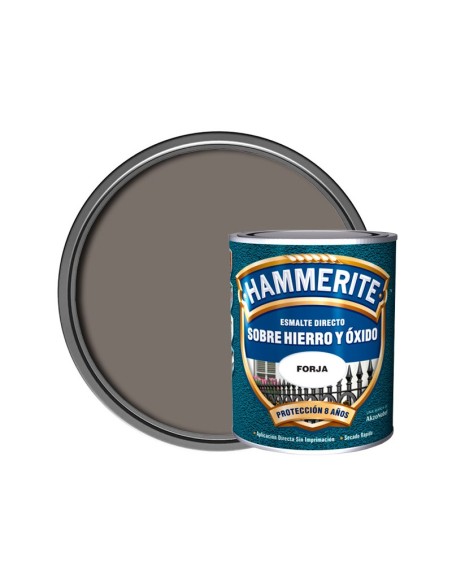 Esmalte Hammerite forja gris antioxidante 750 ml