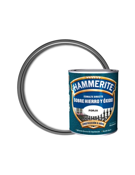 Esmalte Hammerite forja blanco antioxidante 750 ml