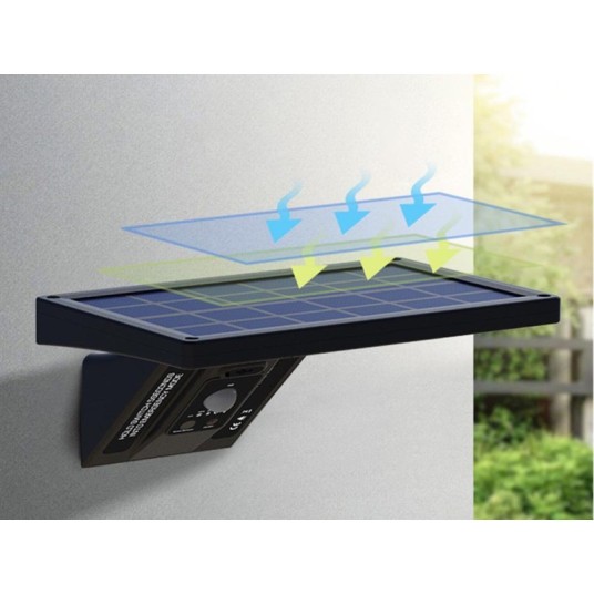 Aplique solar con sensor de...