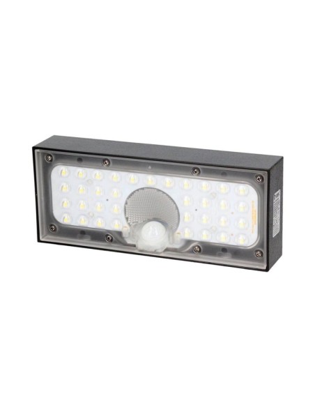 Aplique solar con sensor de movimiento Meloy 6W 800 lm