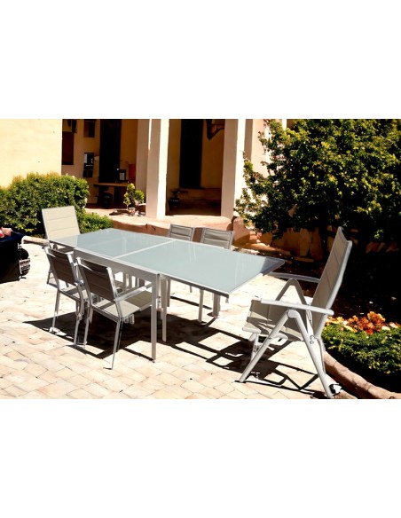 Silla de exterior moderna para jardín o patio
