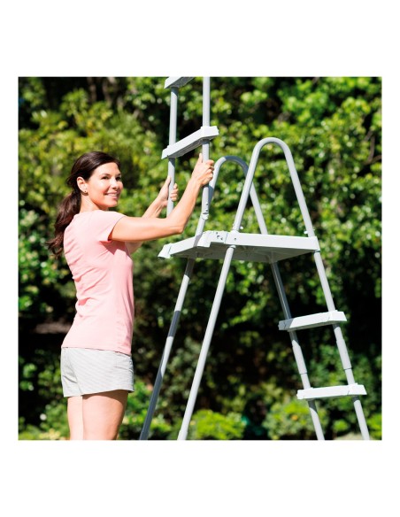 Escalera de Seguridad para Piscinas Elevadas hasta 132 cm
