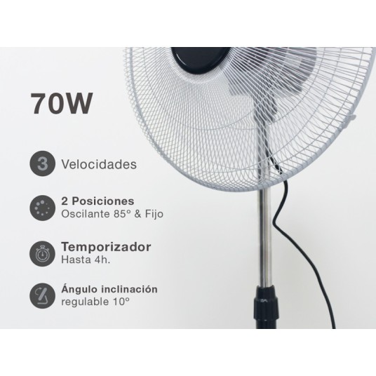 Ventilador de pie Sandi 70W
