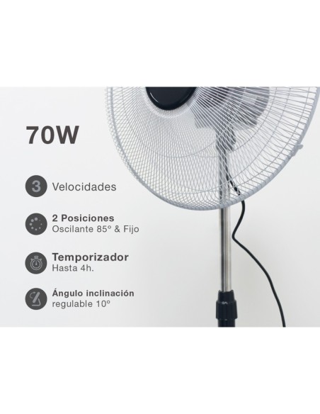 Ventilador de pie Sandi 70W