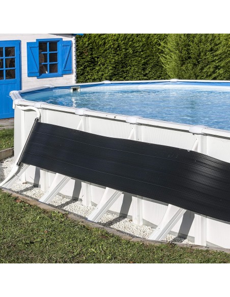 Calentador solar para piscina elevada con superficie de 3,6 m²