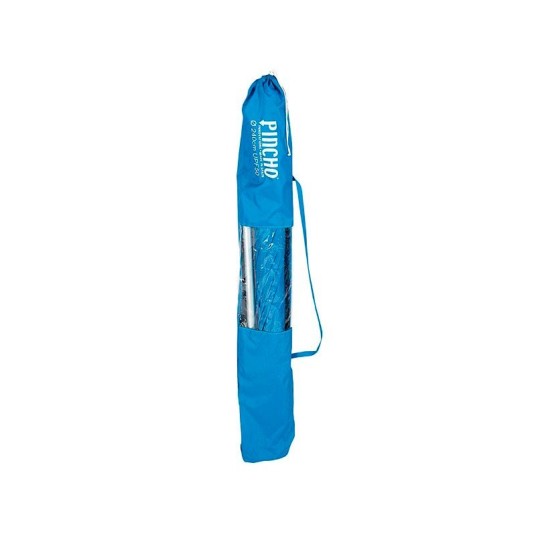 Sombrilla de Playa Reclinable 2,4 m Azul