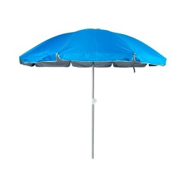 Sombrilla de playa azul 2,4 metros reclinable
