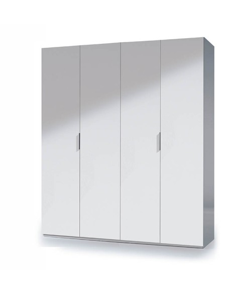 ARMARIO 4 PUERTAS BLANCO BRILLO