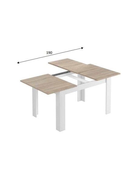 MESA DE COMEDOR PRACTICO EXTENSIBLE