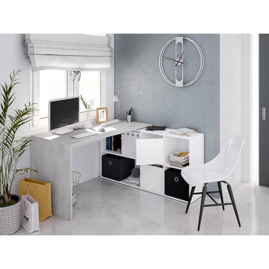 Mesa de estudio Office reversible con...