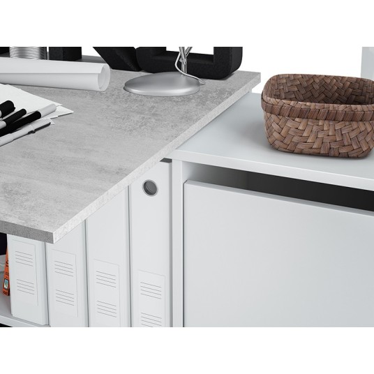 Mesa de estudio Office reversible con...