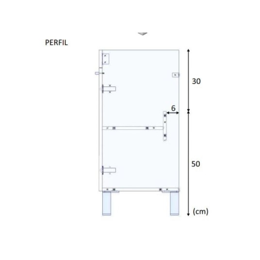 Mueble de lavabo Koncept 50 cm blanco...